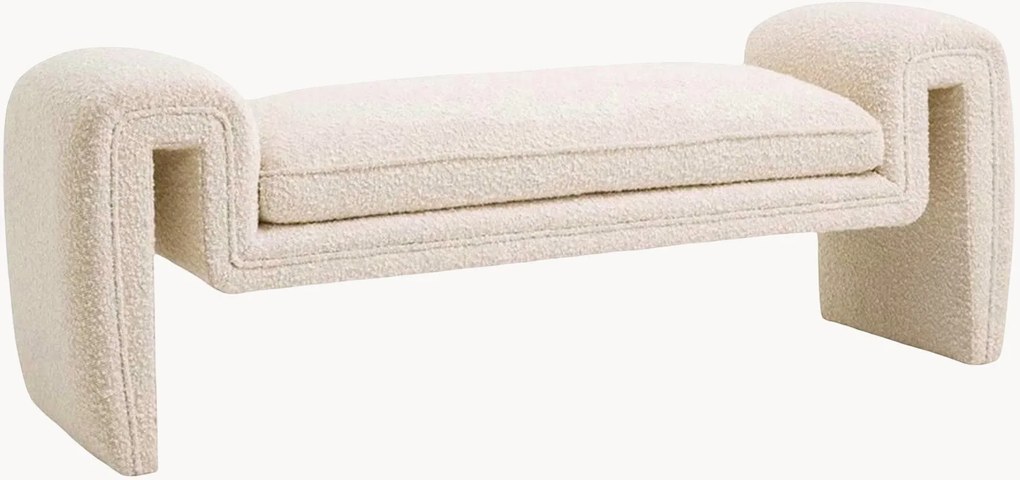 Panca in bouclé Tondo