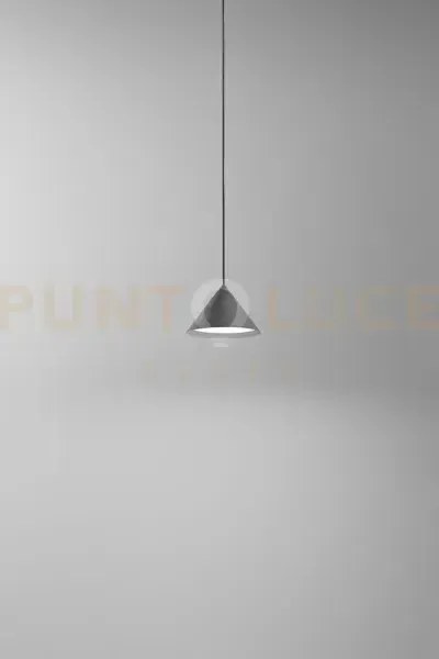 Peak sospensione in metallo antracite opaco rosone non incluso led ...