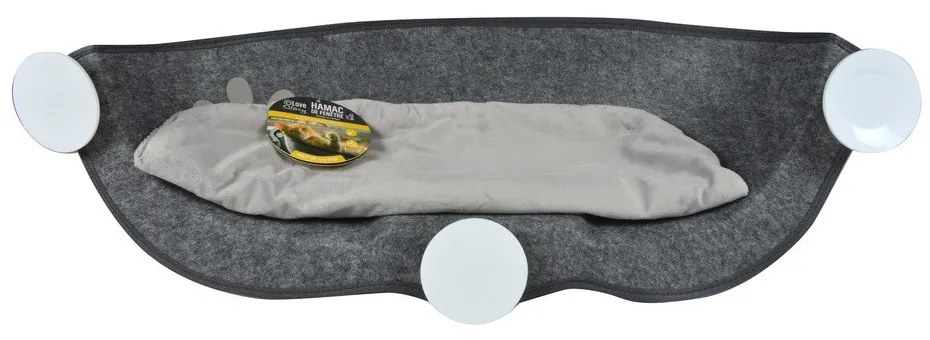 Letto grigio per gatti 52x67 cm - Love Story