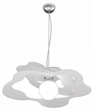 Ripples sospensione d.50 cm. 1 luce bianco 1158-s50-bi