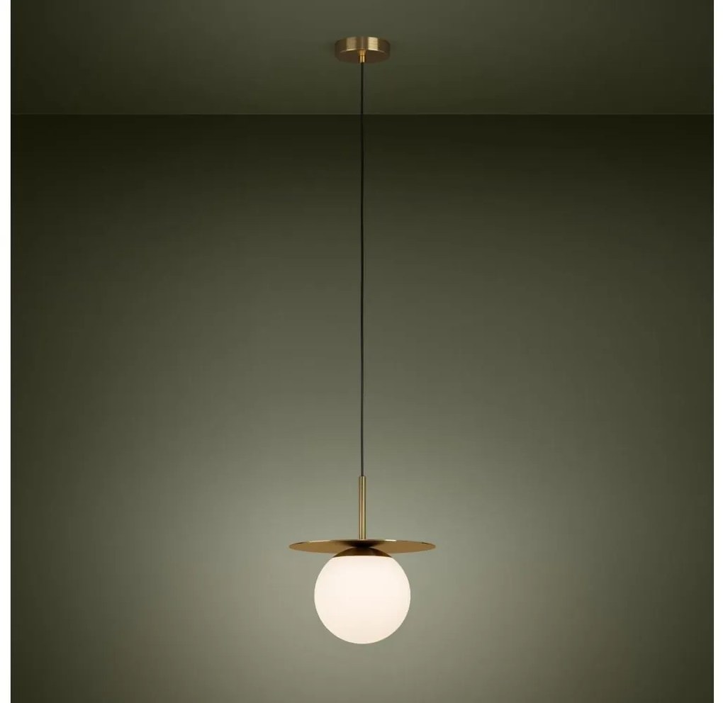 Eglo 39952 - Lampadario a sospensione con filo ARENALES 1xE27/40W/230V oro