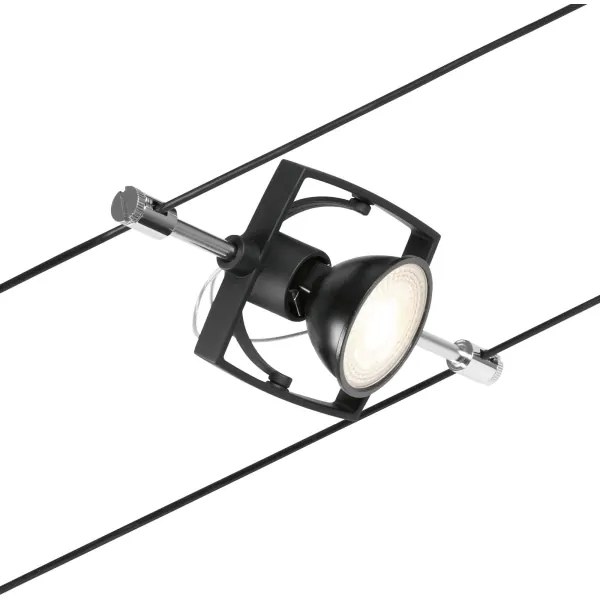 Paulmann 94434 - SET 5xGU5,3/10W Faretto MAC 230V nero