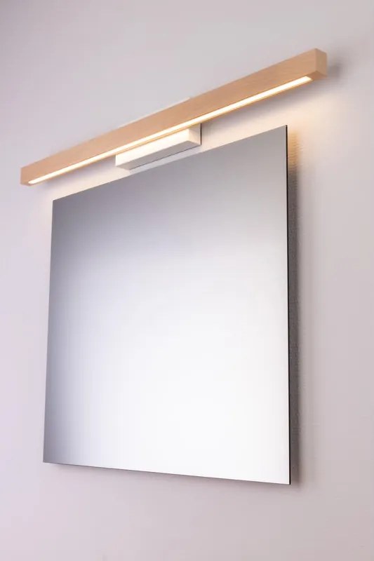 Applique LED scandinavo Dora bianco IP44, luce bianco caldo dimmerabile 1050 lumen