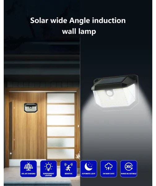 Brilagi - Applique a LED solare con sensore WALLIE LED/4W/5,5V IP65