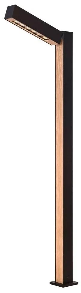 Lucande - Taskalin Lampada da Giardino H90 Black/Wood Lucande