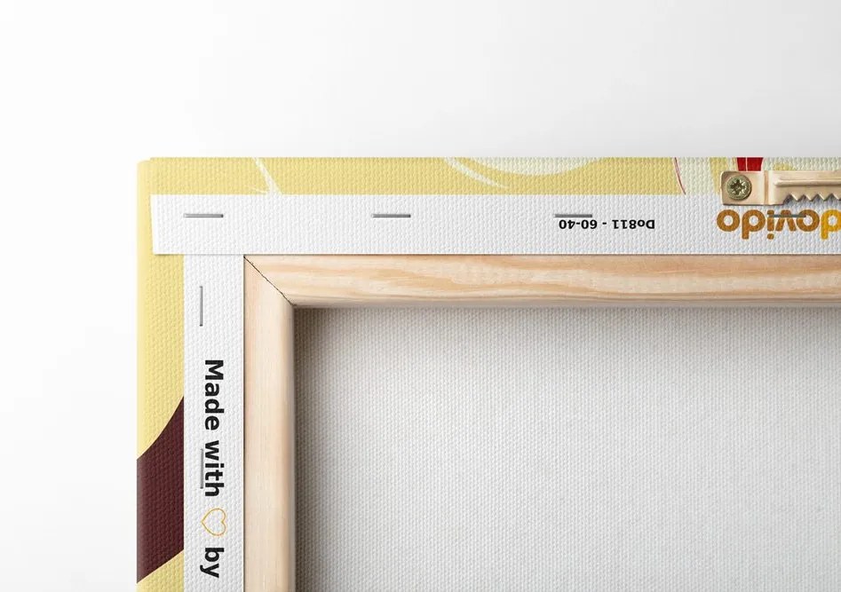 Quadro su tela – Motivo astratto di materiali