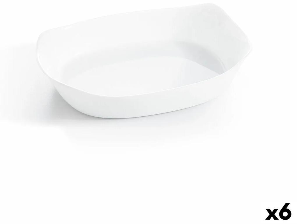 Teglia da Cucina Luminarc Smart Cuisine Rettangolare Bianco Vetro 30 x 22 cm (6 Unità)