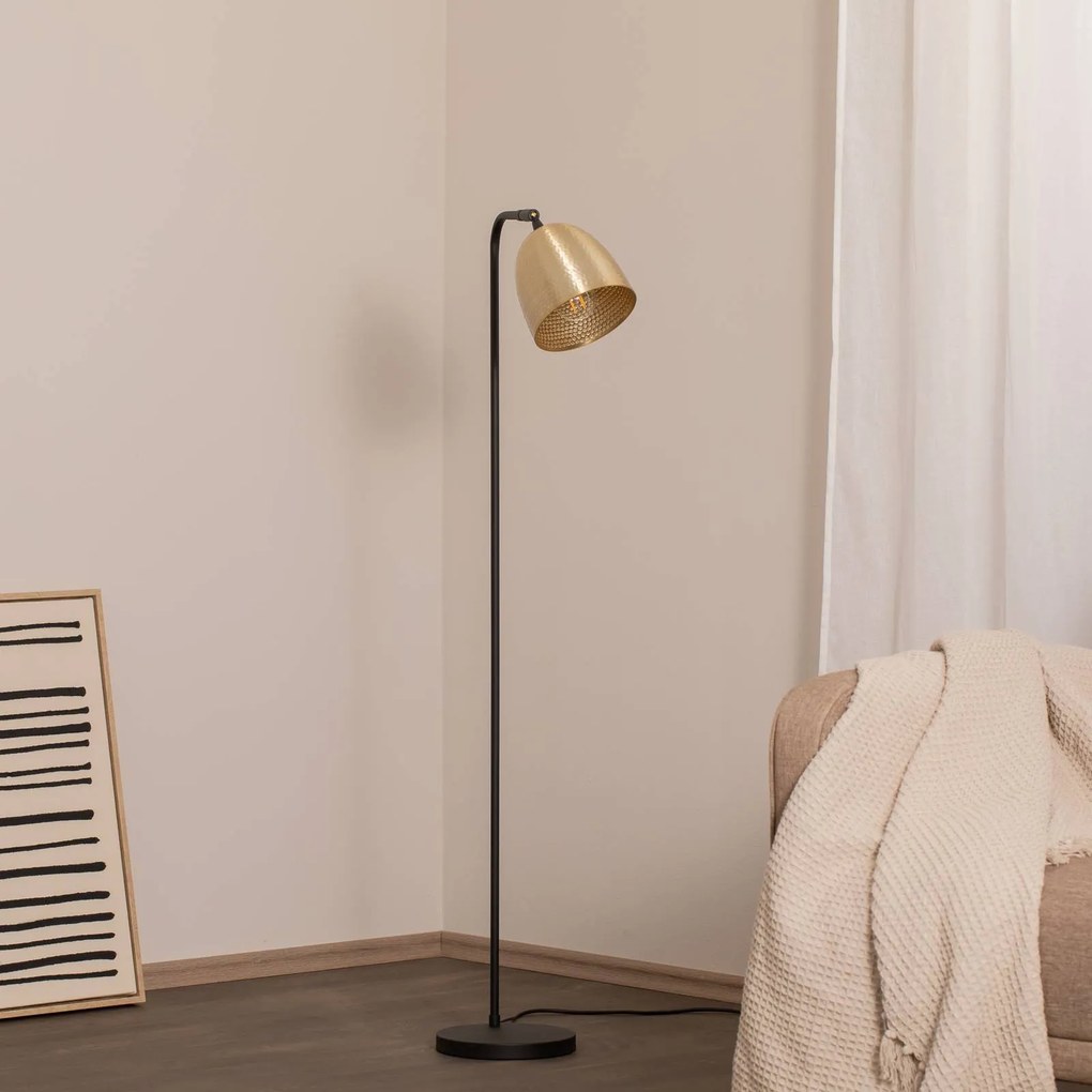 Lampada ad arco Tattoo 4091 Opviq, Bronzo / Ottone antico, Soggiorno / Sala da pranzo, Metallo, Lampada da terra