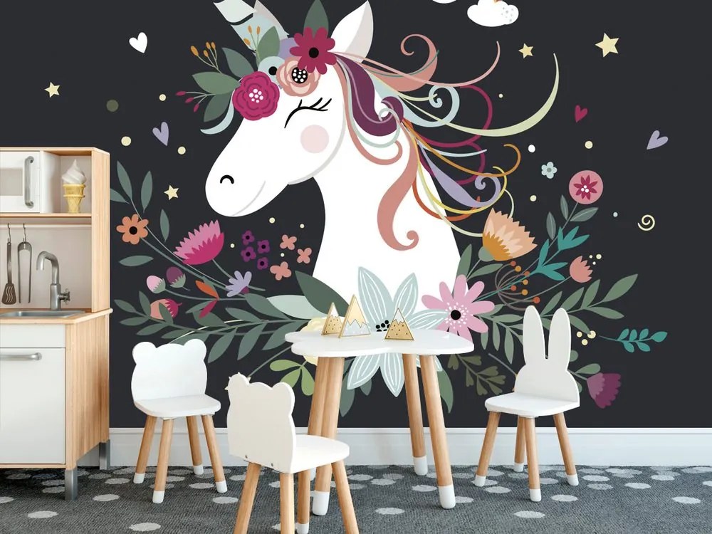 Carta da parati autoadesiva – Dolce unicorno
