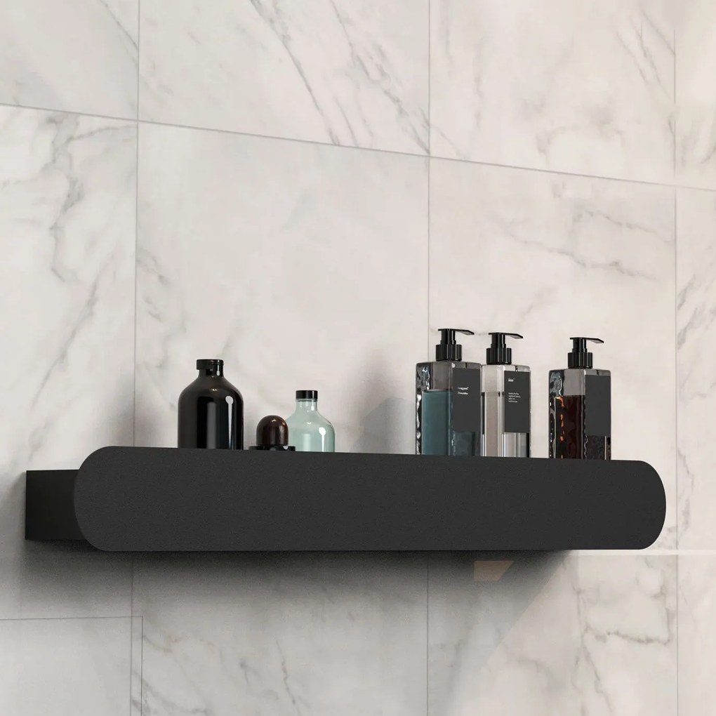 Mensola da bagno SF03 60cm black matt