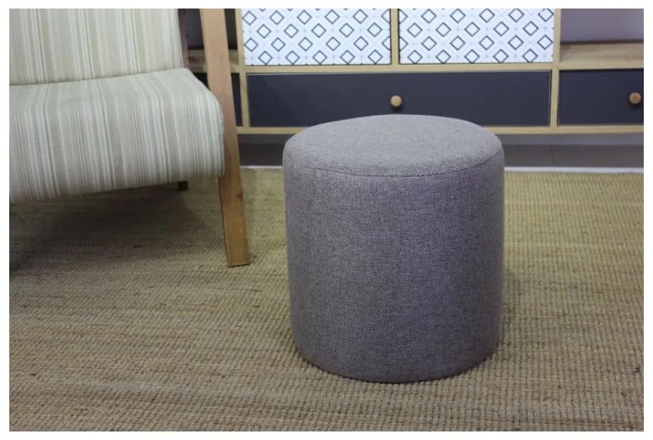 Sgabello grigio Silindir - Balcab Home