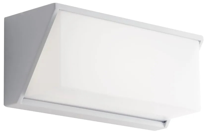 Applique LED moderno da esterno LED-W-LUXON BCO bianco IP54, luce cct da bianco caldo al bianco neutro 1620 lumen, FAN EUROPE
