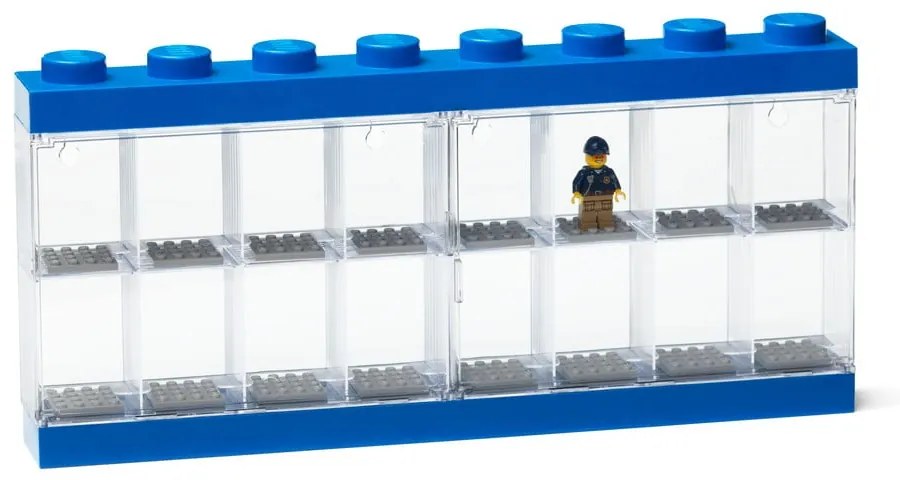 Scatola da collezione blu per 16 minifigure - LEGO®