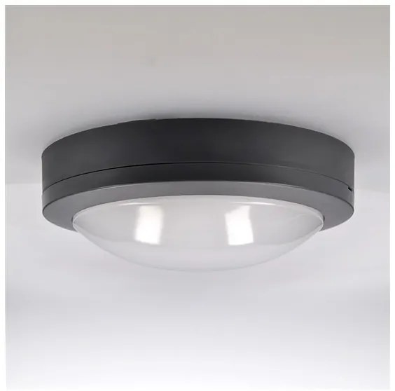 Brilagi - Plafoniera LED da esterno LED/13W/230V diametro 17 cm IP54 antracite