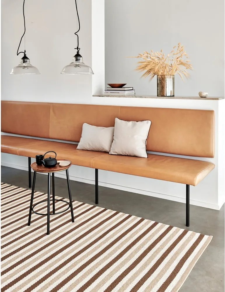 Passatoia da interno/esterno beige 70x240 cm Teo Brown – Pappelina