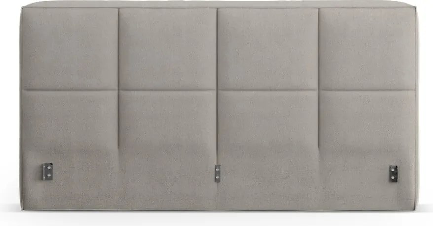 Testiera grigio chiaro imbottita 189x100 cm Darren – Micadoni