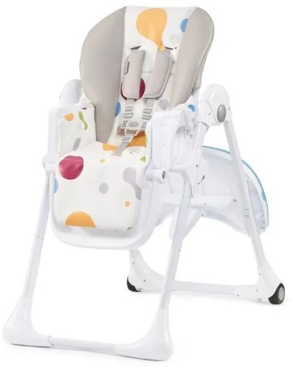 KINDERKRAFT - Sedia da pranzo per bambini YUMMY beige/bianco