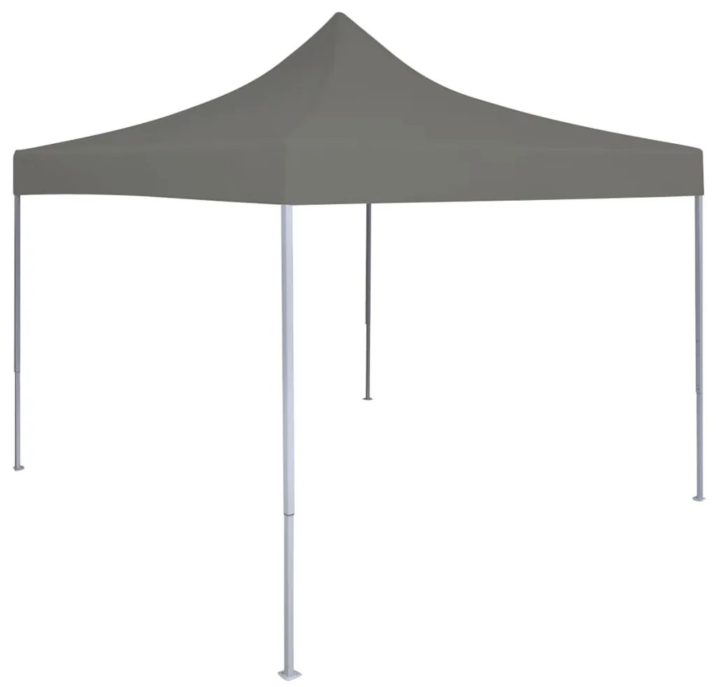 Tendone Per Feste Pieghevole Pop-up 3x3m Antracite /