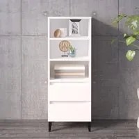 Credenza Bianco 40x36x110 cm in Legno Multistrato 821244