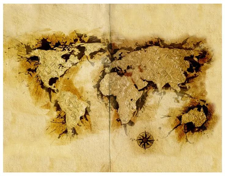 Fotomurale Mappa dei cercatori d'oro