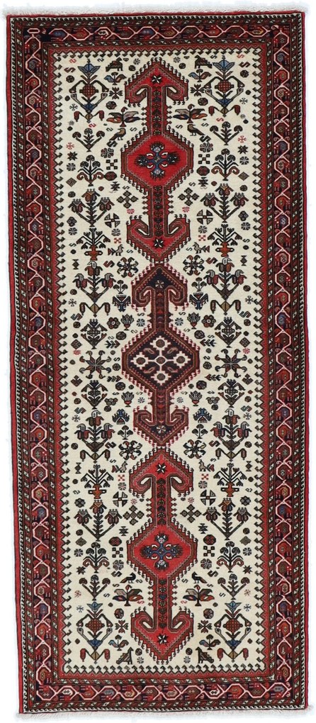 Nasrabad Tappeto persiano 90 x 200 (Iran) Annodato A Mano