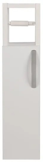 Mobiletto con porta carta igienica STAR 65x15 cm bianco