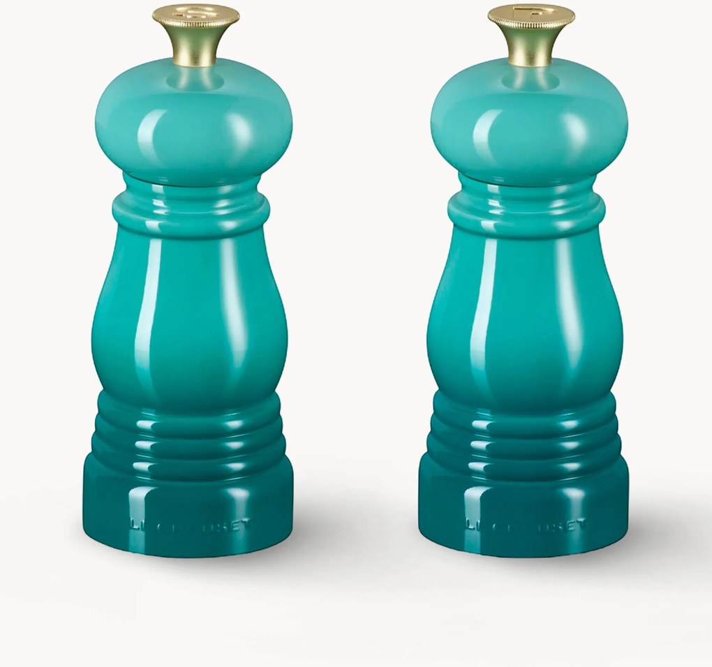 Set saliera e pepiera con macinino in ceramica Creuset, 2 pz