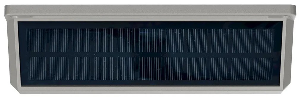 Applique Solare Rettangolare IP65 con Sensore di Movimento 300 lm Colore Bianco Caldo 3.000K