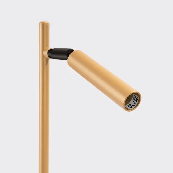 Sollux SL.1470 - Lampada da tavolo PASTELO 1xG9/8W/230V oro