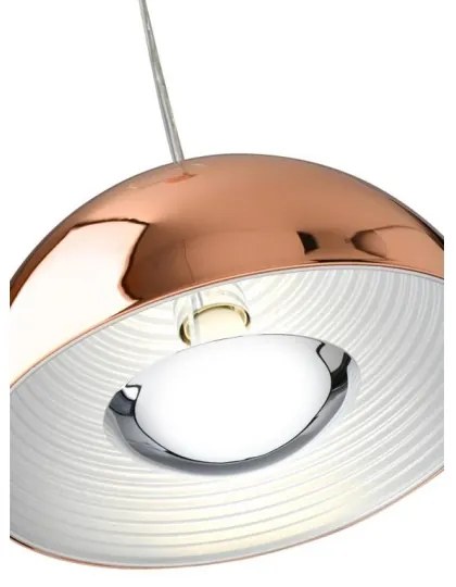 Lampadario a sospensione con filo DORADA 1xE27/60W/230V rame