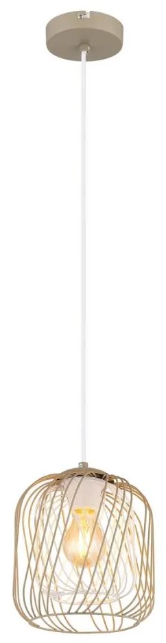 Globo 15965H - Lampadario a sospensione con cavo DICHTI 1xE27/40W/230V Ø 18 cm