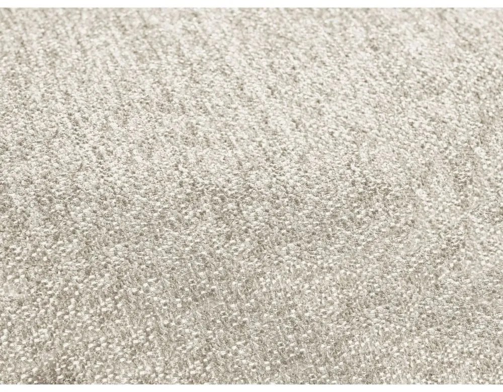 Divano angolare bianco allungabile e con contenitore (penisola a sinistra/a U) con rivestimento in ciniglia Everest – Bobochic Paris