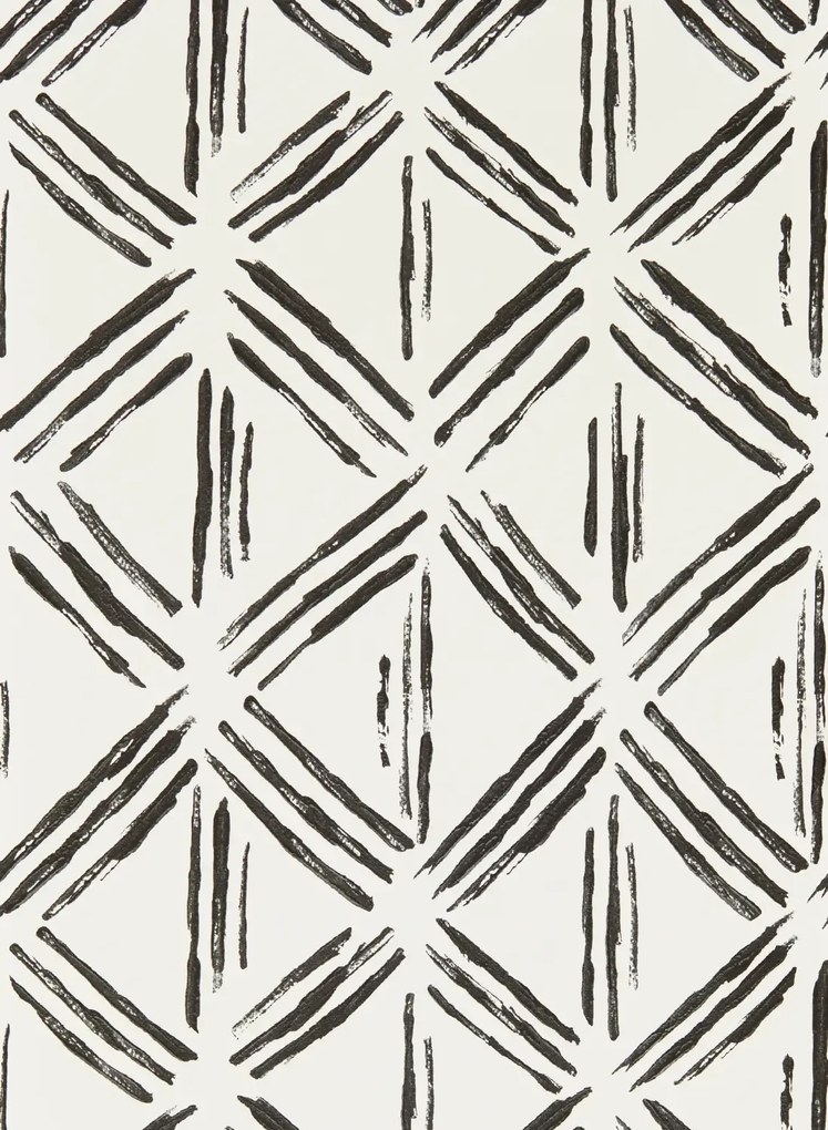 Clarke & Clarke Carta da parati Murakami - Noir