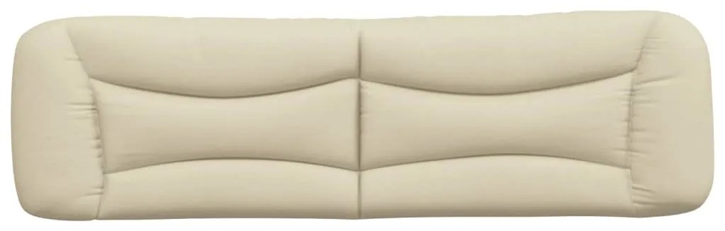 Cuscino testiera crema 180 cm in tessuto