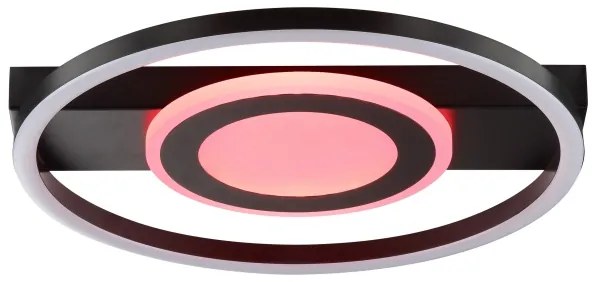 Brilliant - Plafoniera LED RGBW dimmerabile MAUREEN LED/20W/230V 3000-6500K nera + telecomando