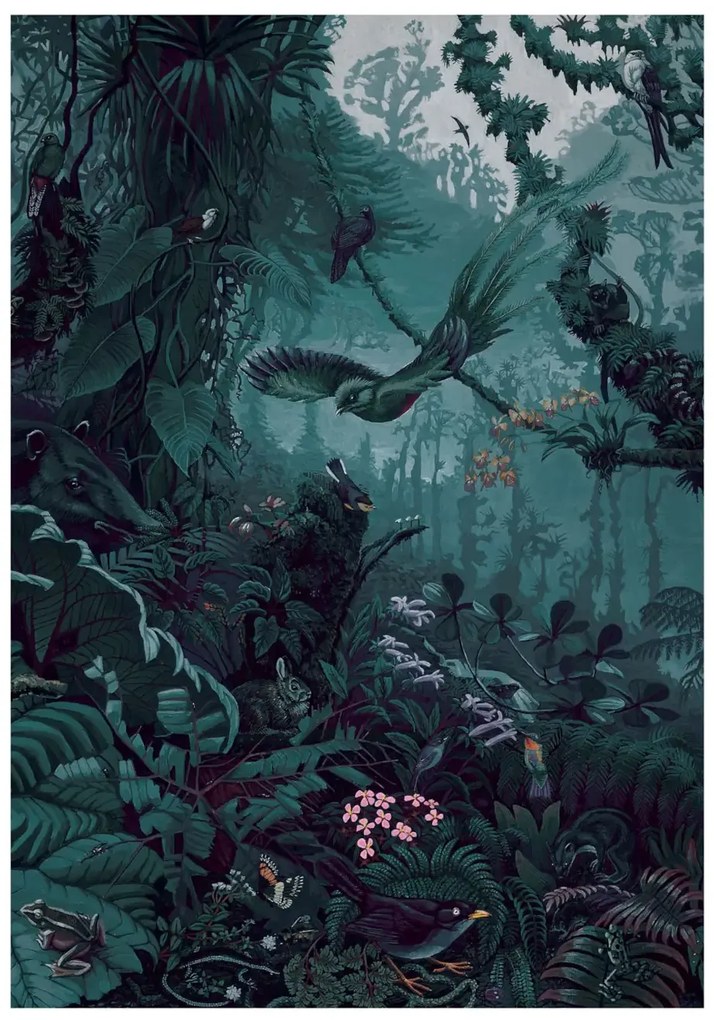 KEK Amsterdam Carta da parati panoramica Tropical Landscapes 4 - M