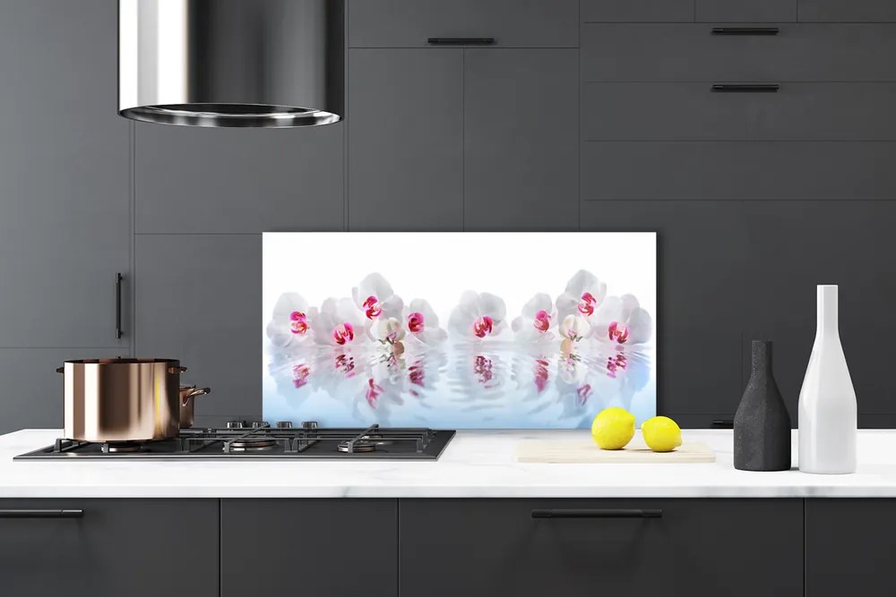 Pannello paraschizzi cucina Fiori Pianta Natura Art 125x50 cm