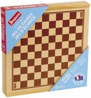 Gioco da Tavolo Jeujura Checkers and Chess Box