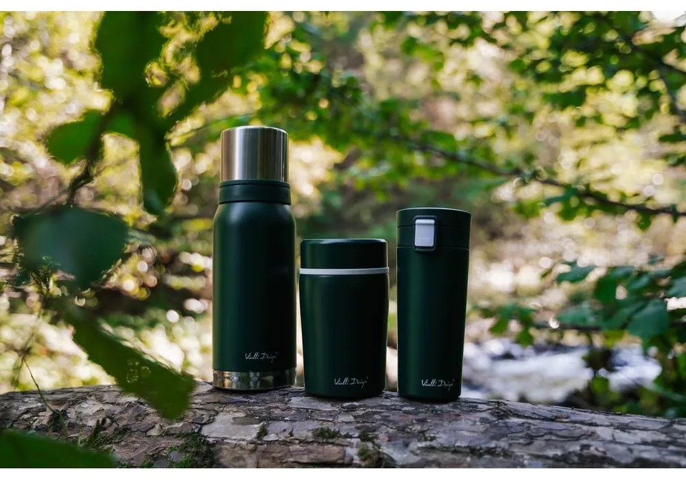 Termos da viaggio verde per il pranzo Fuori, 500 ml - Vialli Design