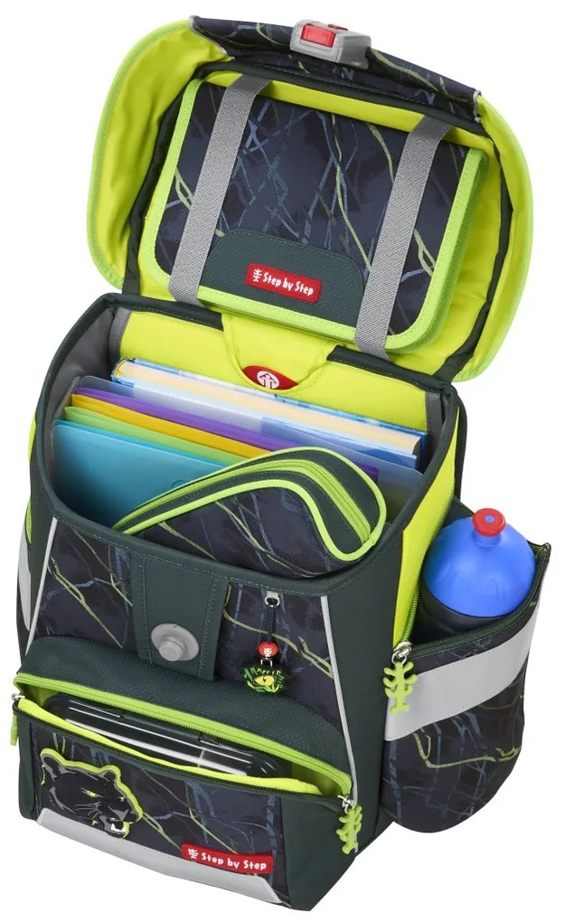 Zaino scuola SPACE - set 5 pezzi, Step by Step Danger Cat Chiko