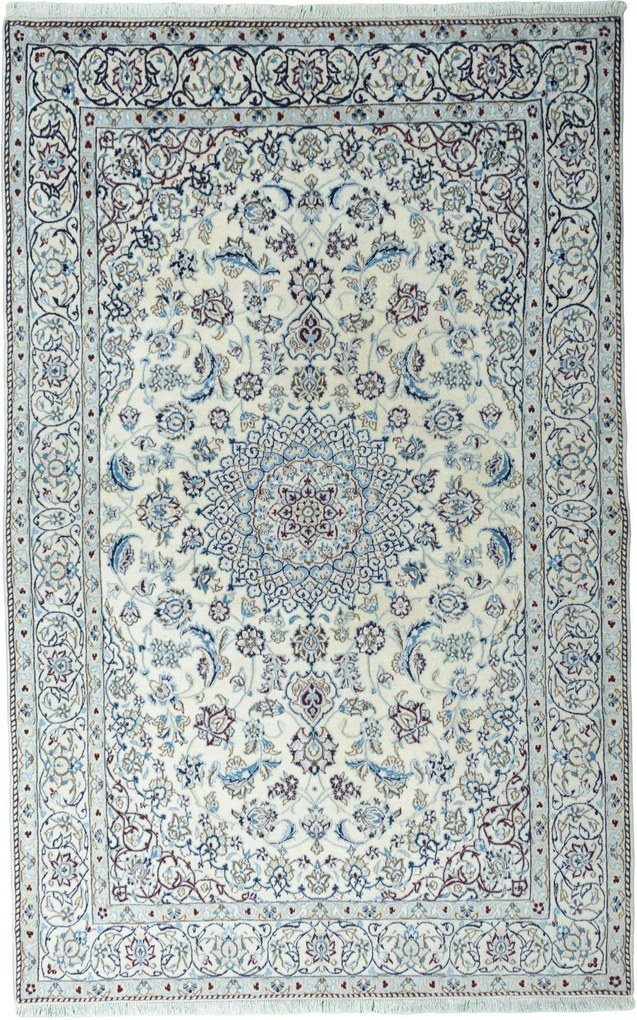 Nain Tappeto persiano 160x250 Beige (Iran) Annodato A Mano