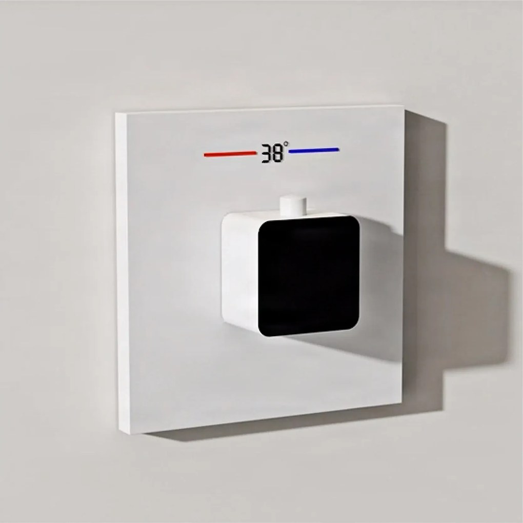 Sistema doccia a incasso ELITE EDITION BCS1721 termostatico, multigetto e a cascata in più finiture — Grigio gunmetal — A parete