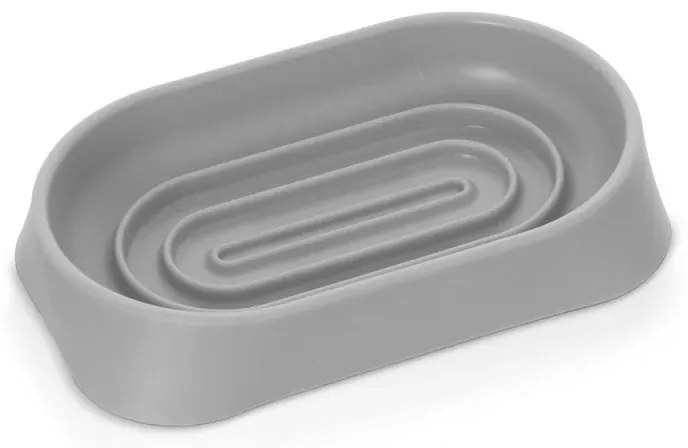 Porta sapone da appoggio grigio in abs Tender