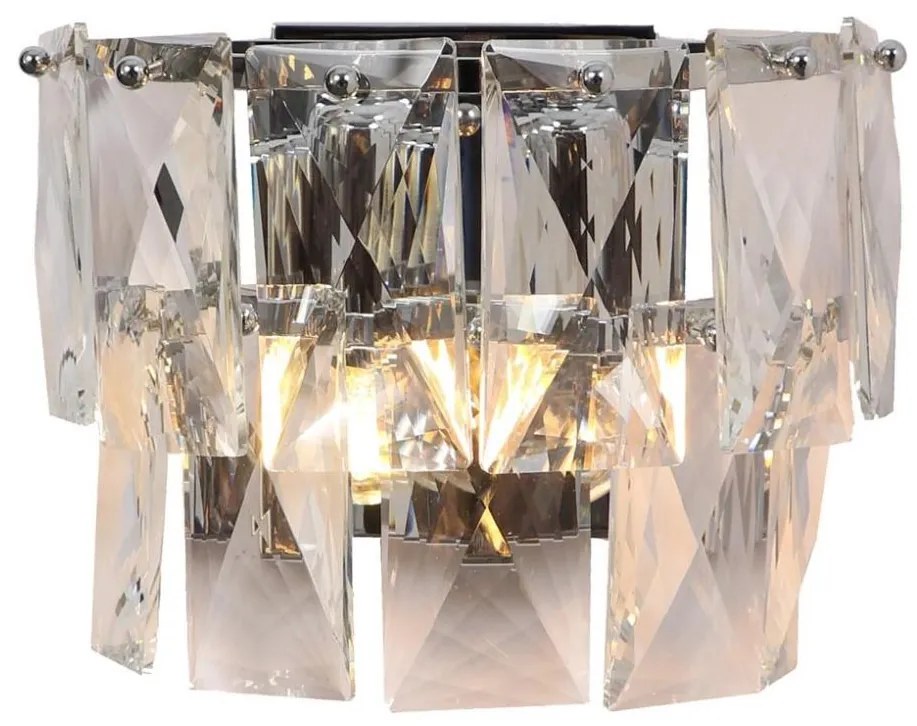 Applique di cristallo CHELSEA 2xE14/40W/230V cromo