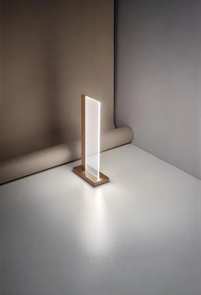 Lampada da tavolo in metallo verniciato oro (ULTIMI DISPONIBILI - N°1)