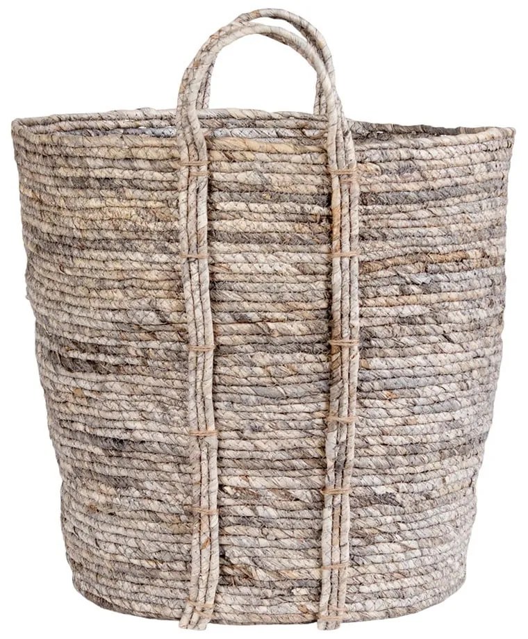 Cestino grigio in foglie di mais Udine - House Nordic