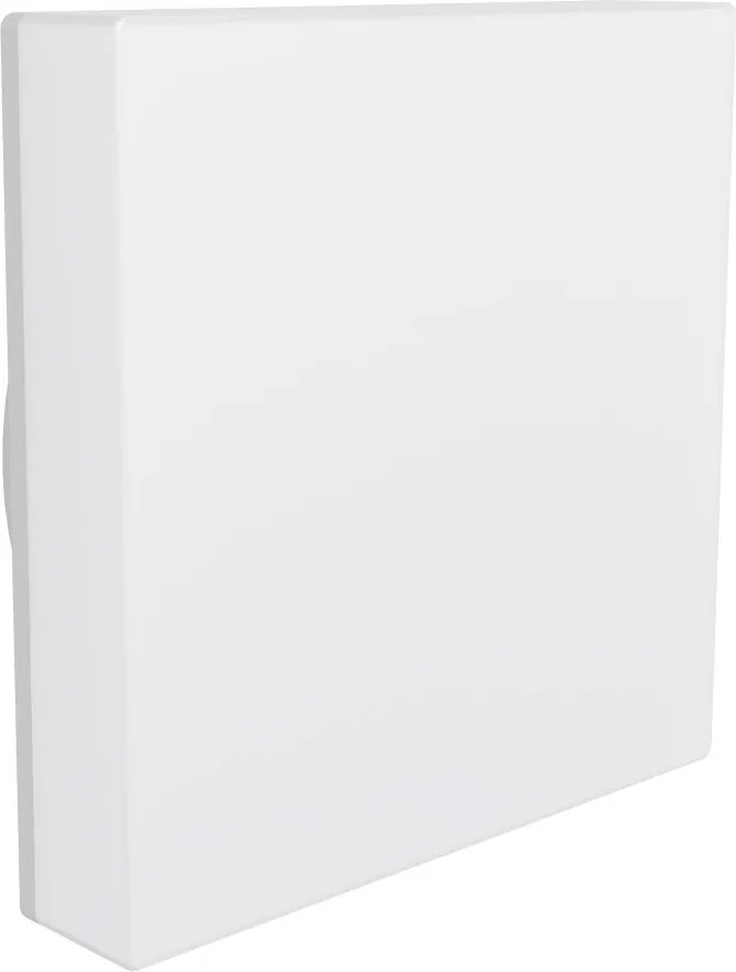 Applique Quadrata sensore di Movimento 2xE27 a Luce Diffusa IP65 Bianca