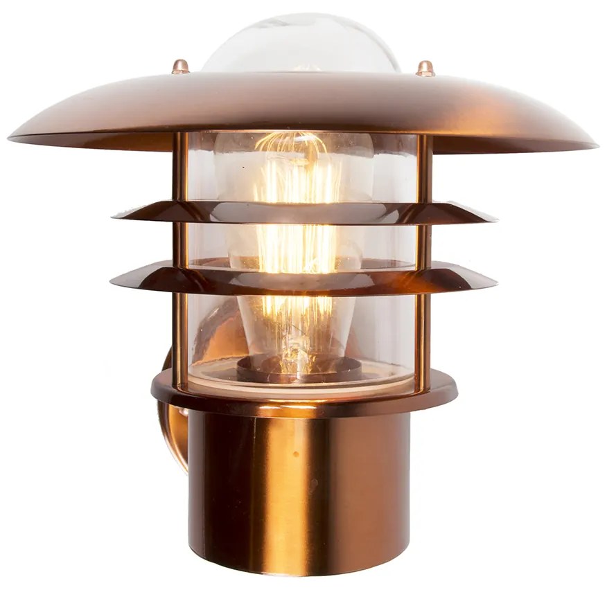 Lampada da parete vintage in rame IP44 - Prato