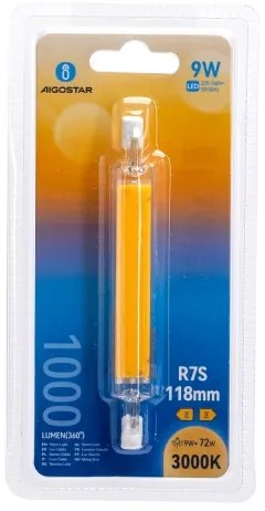 Lampadina LED R7s/9W/230V 3000K - Aigostar