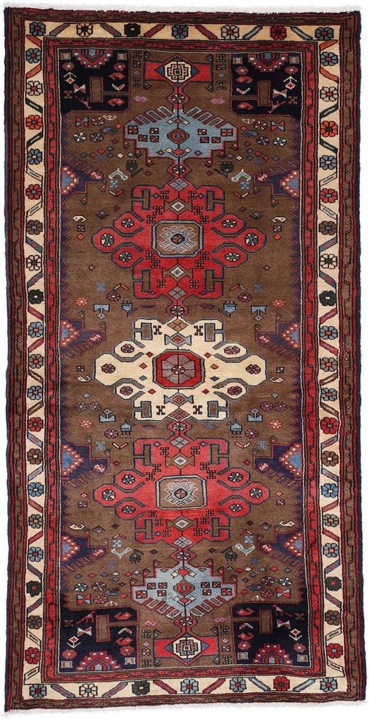 Hamedan Tappeto persiano 110x210 (Iran) Annodato A Mano